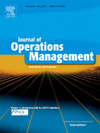 JOURNAL OF OPERATIONS MANAGEMENT