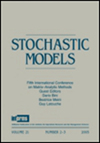 STOCHASTIC MODELS